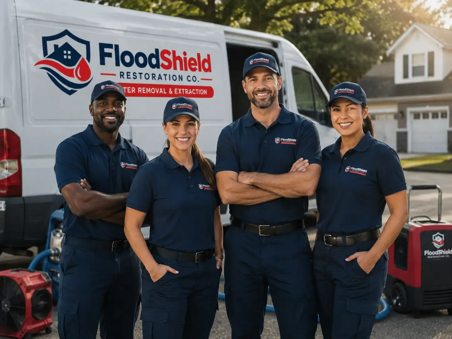 Flood Damage Restoration company in Tracys Landing, MD